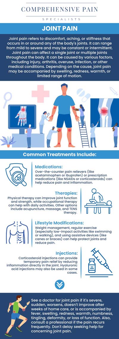 Common questions asked by patients: What are the most common treatments for joint pain? How do I know if my joint pain requires medical treatment? How long does it take to see improvement with joint pain treatments? Can joint pain treatments help prevent further damage to the joint? For more information, contact us or book an appointment online. We are located at 1177 PA-315, Dolphin Plaza, Wilkes-Barre, PA 18702. We serve patients from Wilkes-Barre PA, Glen Lyon PA, Dallas PA, Pittston PA, Mountain Top PA, Plymouth PA, and surrounding areas. Common questions asked by patients: What are the most common treatments for joint pain? How do I know if my joint pain requires medical treatment? How long does it take to see improvement with joint pain treatments? Can joint pain treatments help prevent further damage to the joint? For more information, contact us or book an appointment online. We are located at 1177 PA-315, Dolphin Plaza, Wilkes-Barre, PA 18702. We serve patients from Wilkes-Barre PA, Glen Lyon PA, Dallas PA, Pittston PA, Mountain Top PA, Plymouth PA, and surrounding areas.