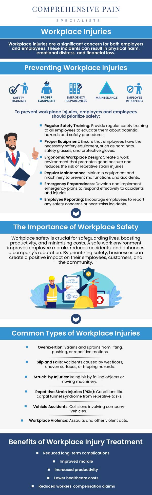 Common questions asked by patients: What are the most common types of work-related injuries? How can a work-related injury be prevented in the workplace? What steps should I take immediately after sustaining a work-related injury? How is a work-related injury diagnosed by healthcare professionals? For more information, contact us or book an appointment online. We are located at 1177 PA-315, Dolphin Plaza, Wilkes-Barre, PA 18702. We serve patients from Wilkes-Barre PA, Glen Lyon PA, Dallas PA, Pittston PA, Mountain Top PA, Plymouth PA, and surrounding areas. Common questions asked by patients: What are the most common types of work-related injuries? How can a work-related injury be prevented in the workplace? What steps should I take immediately after sustaining a work-related injury? How is a work-related injury diagnosed by healthcare professionals? For more information, contact us or book an appointment online. We are located at 1177 PA-315, Dolphin Plaza, Wilkes-Barre, PA 18702. We serve patients from Wilkes-Barre PA, Glen Lyon PA, Dallas PA, Pittston PA, Mountain Top PA, Plymouth PA, and surrounding areas.